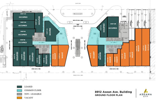 8912 Asean Ave. (Ground Floor West Tower) – Ground Floor · Shop 2 Retail for Lease | 99 sqm