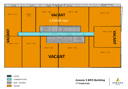 Aseana Three – 7th Floor Office for Lease | 2,639 sqm