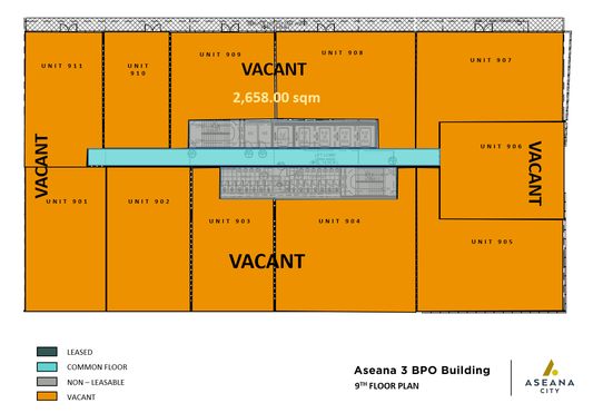 Aseana Three – 9th Floor Office for Lease | 2,658 sqm