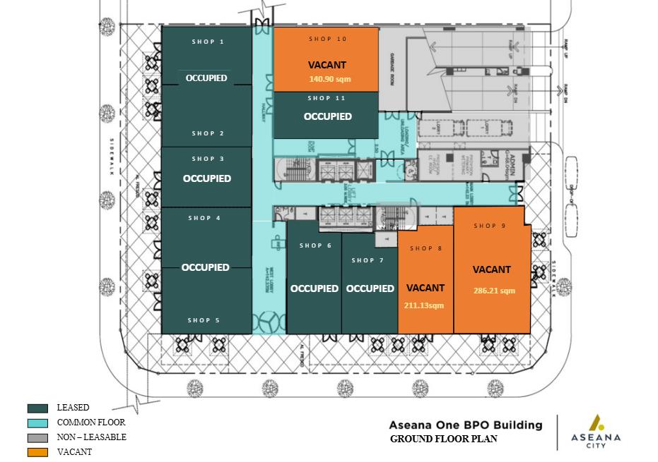 Aseana One – Ground Floor · Shop 10 Office for Lease | 141 sqm