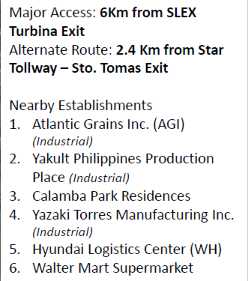 Calamba, Laguna Lot for Lease | 40,000 sqm