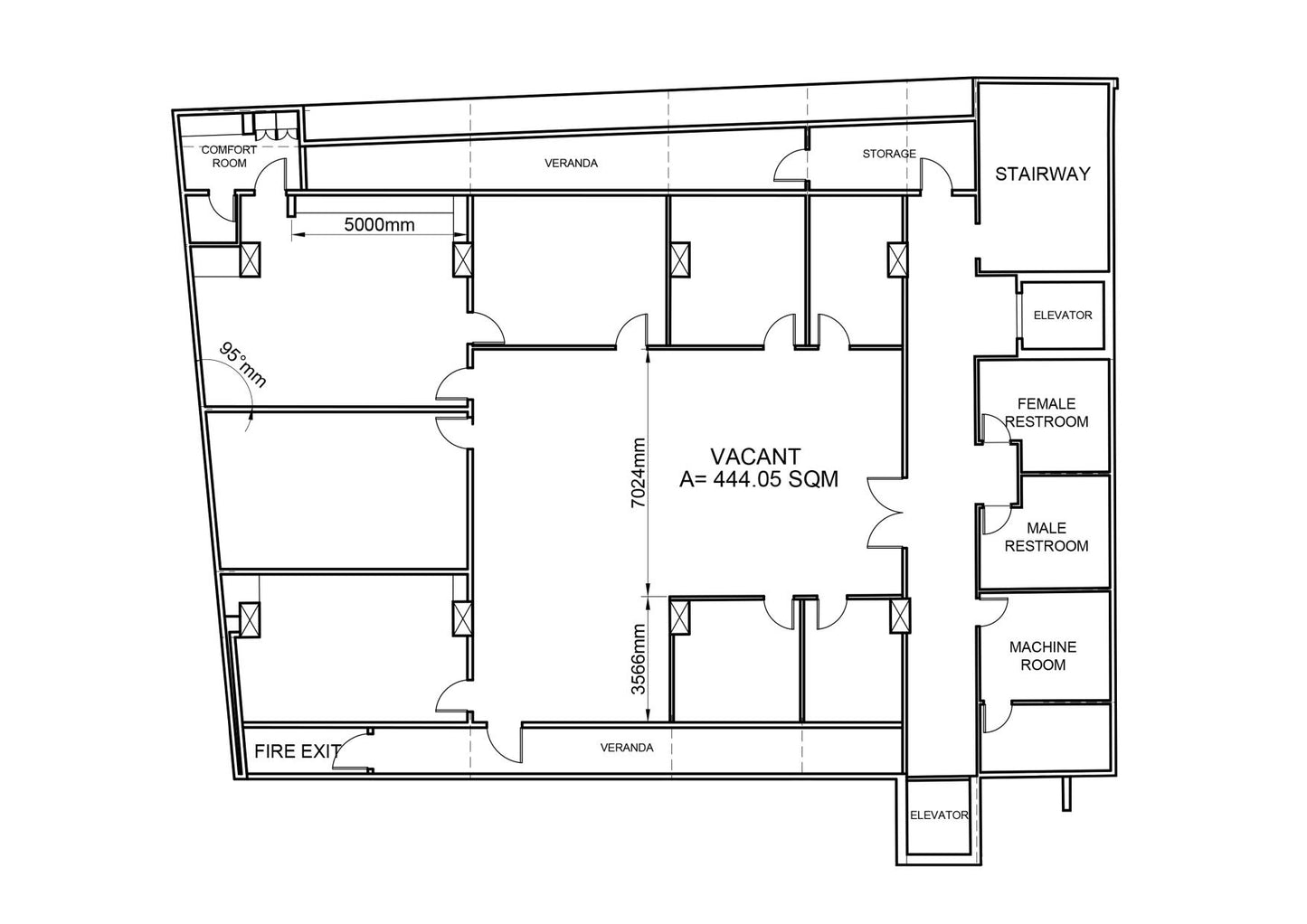 Erlag Building – 5th Floor Office for Lease | 444 sqm
