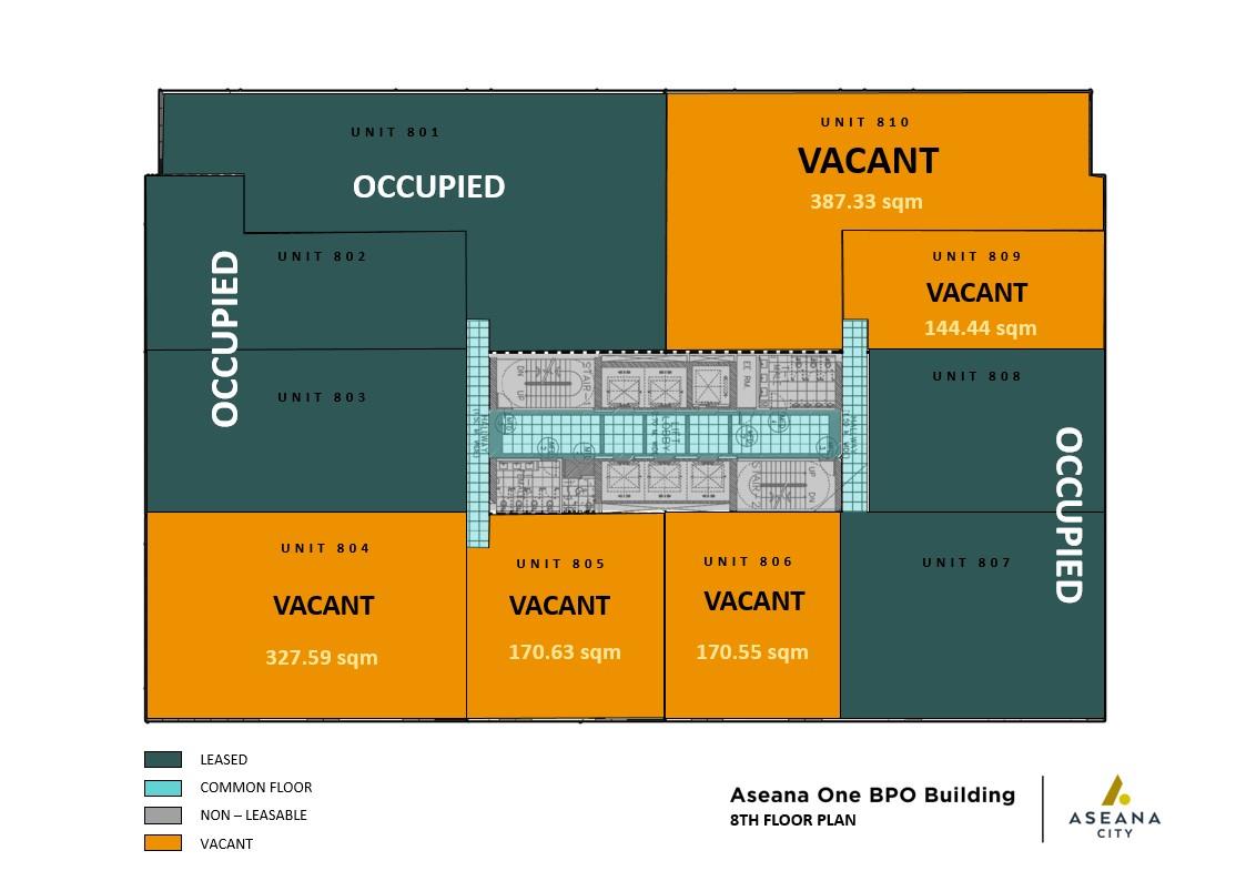 Aseana One – Unit 804-806 Office for Lease | 669 sqm