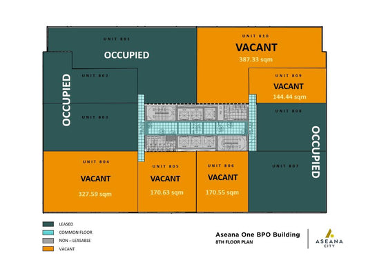 Aseana One – Unit 809-810 Office for Lease | 532 sqm