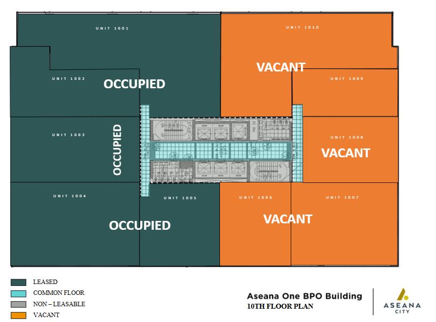 Aseana One – Unit 1006-1010 Office for Lease | 1,130 sqm