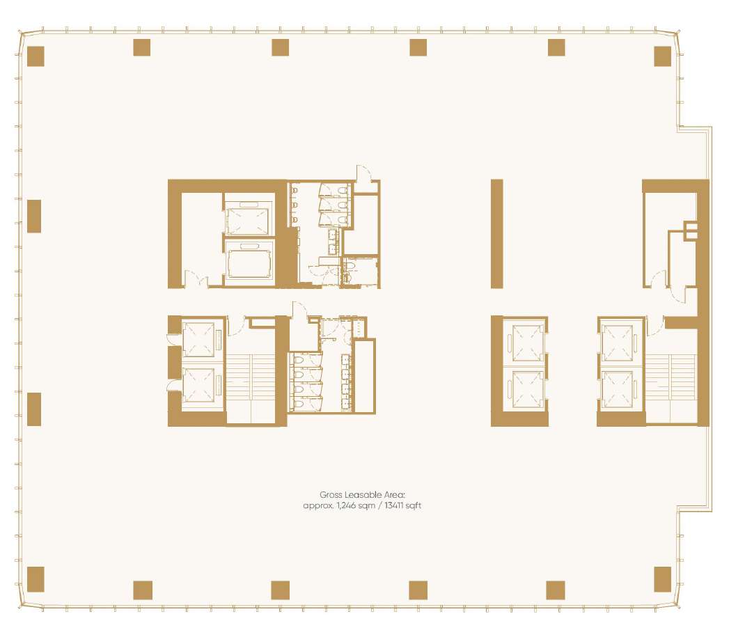 Single-tenant floor