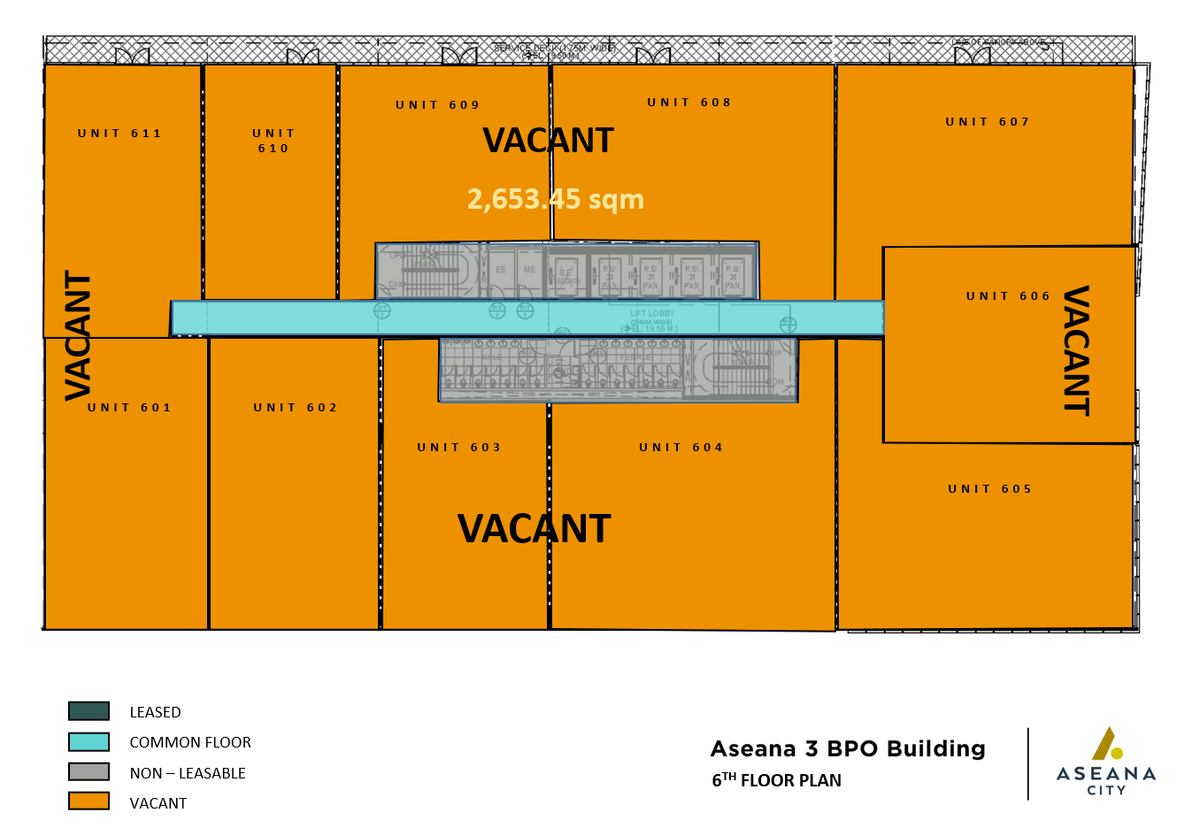Aseana Three – 6th Floor Office for Lease | 2,653 sqm