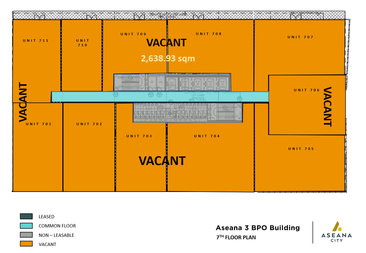 Aseana Three – 7th Floor Office for Lease | 2,639 sqm