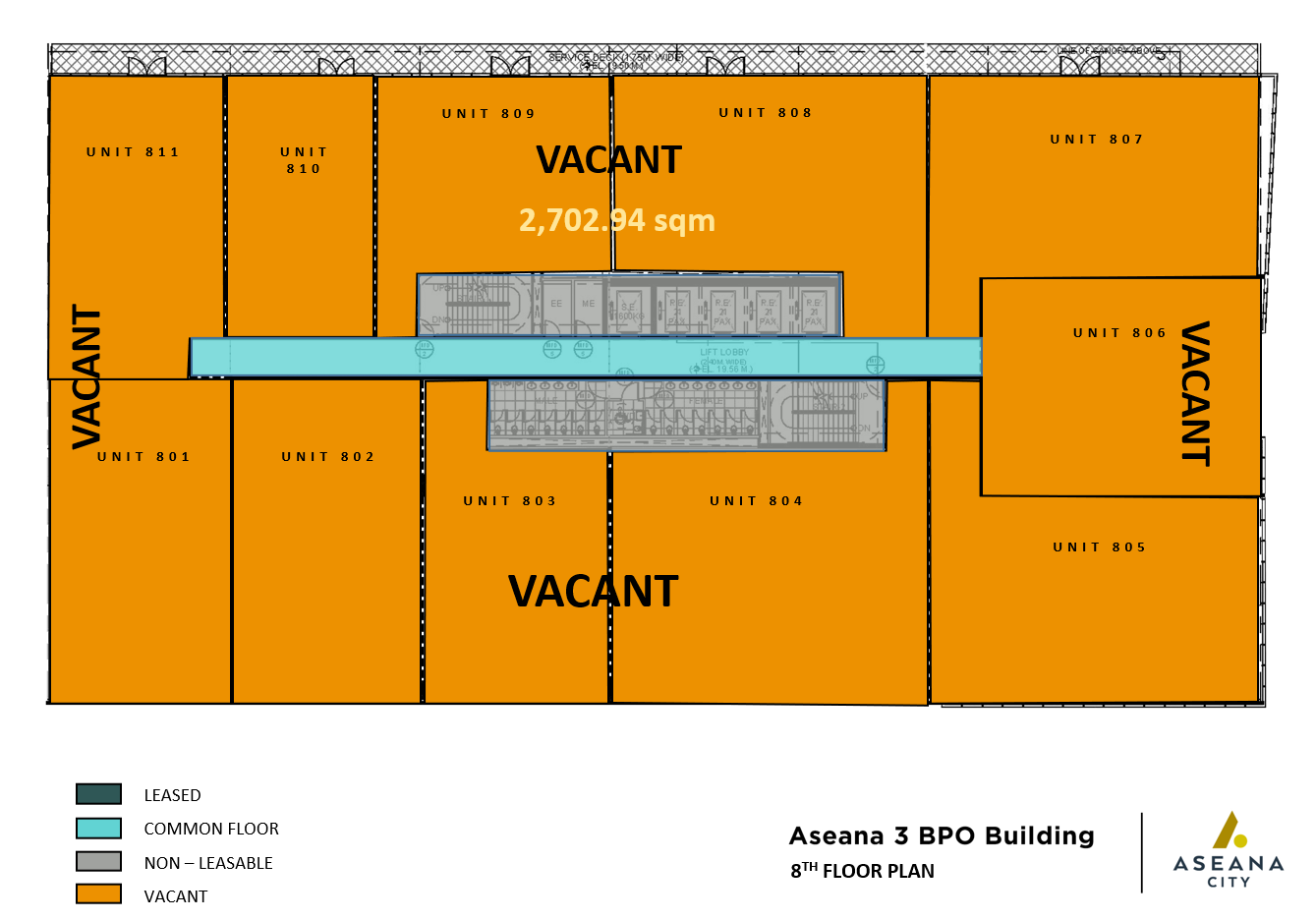 Aseana Three – 8th Floor Office for Lease | 2,703 sqm