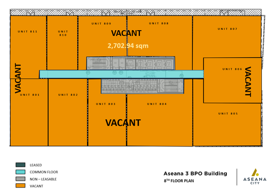 Aseana Three – 8th Floor Office for Lease | 2,703 sqm