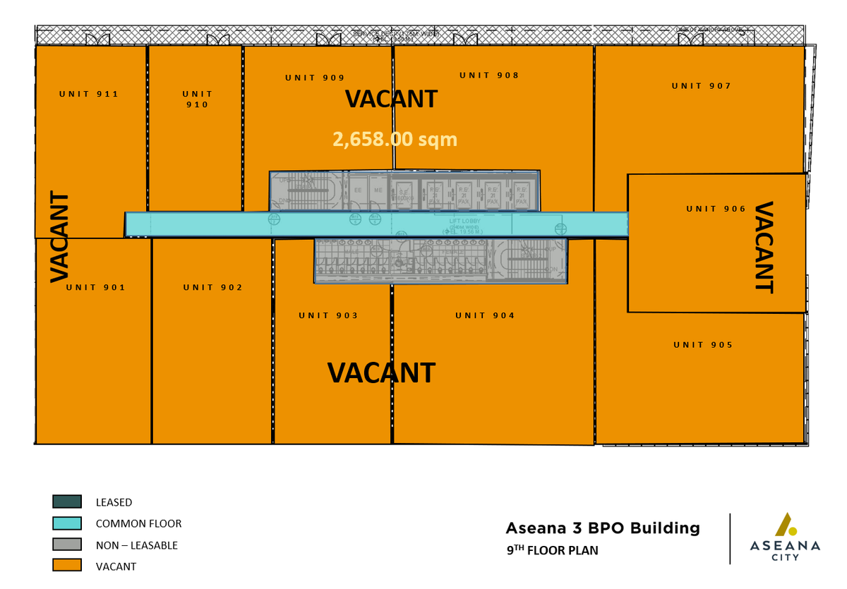 Aseana Three – 9th Floor Office for Lease | 2,658 sqm